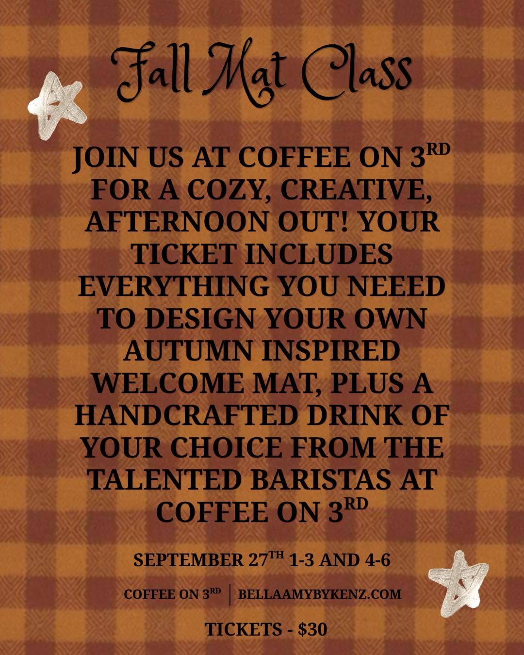 Fall Welcome Mat Class
